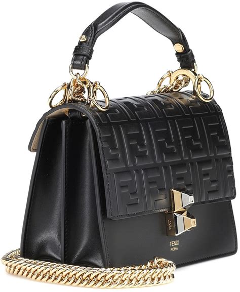 fendi embossed kan 1 bag|fendi bag with thick strap.